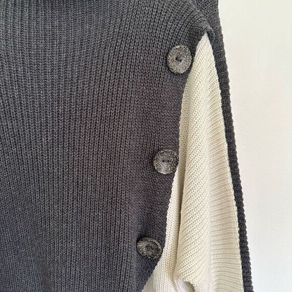 Neon Buddha Women’s Solstice Oversized Cotton Color-block Artisan Style Button P - Picture 6 of 8